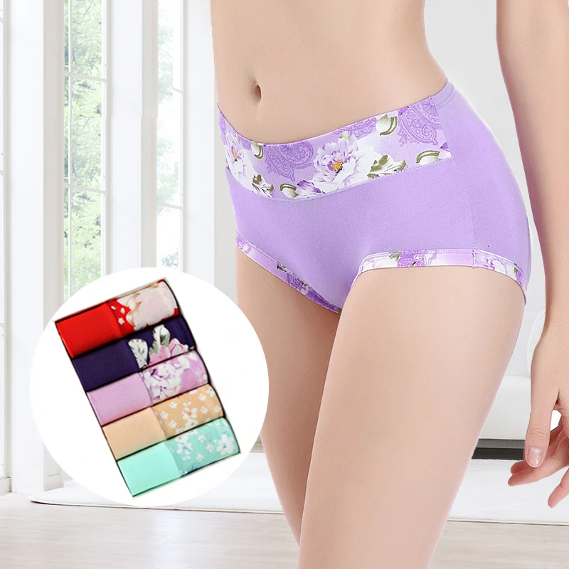 

3pcs/lot Panties Women Underwear Sexy Lingerie Flowers Cotton Women Panty Soft Comfortable Lady Briefs Everyday 2019 New