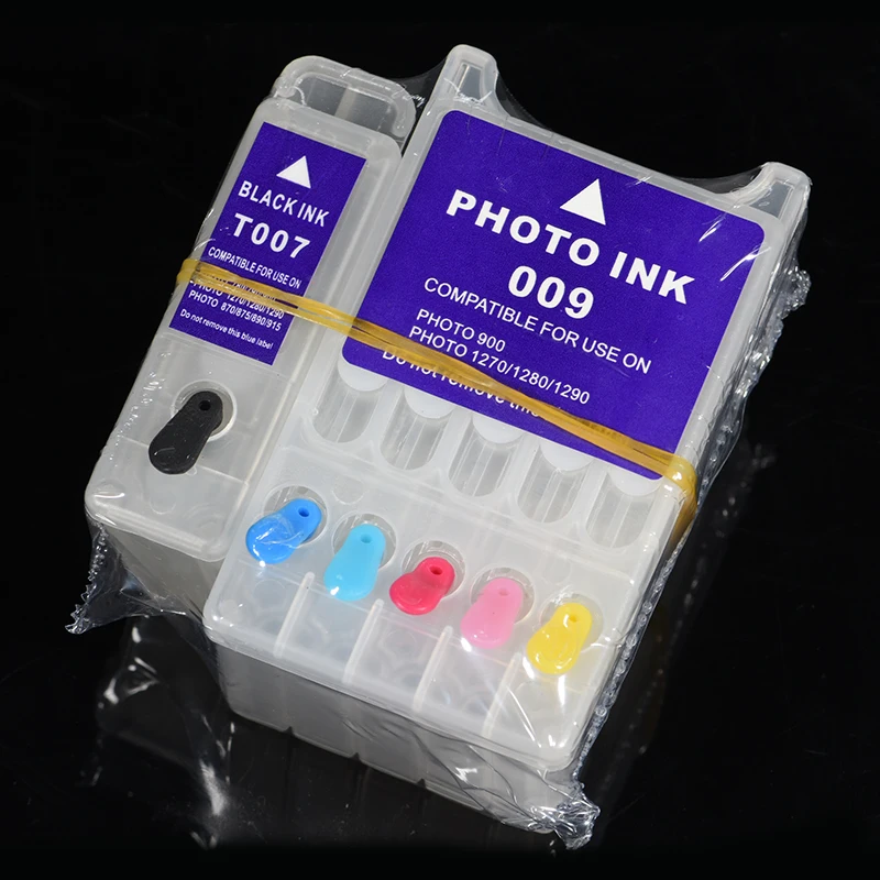 T007 T009 Refillable патрон чернил для принтера Epson Stylus Photo 1270 1280 1290 900 принтер | Компьютеры и