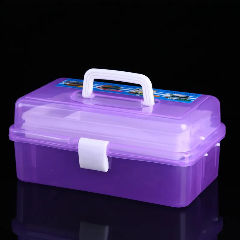 Пластиковые ящики для хранения 32x18x14 см с несколькими ячейками бытовая