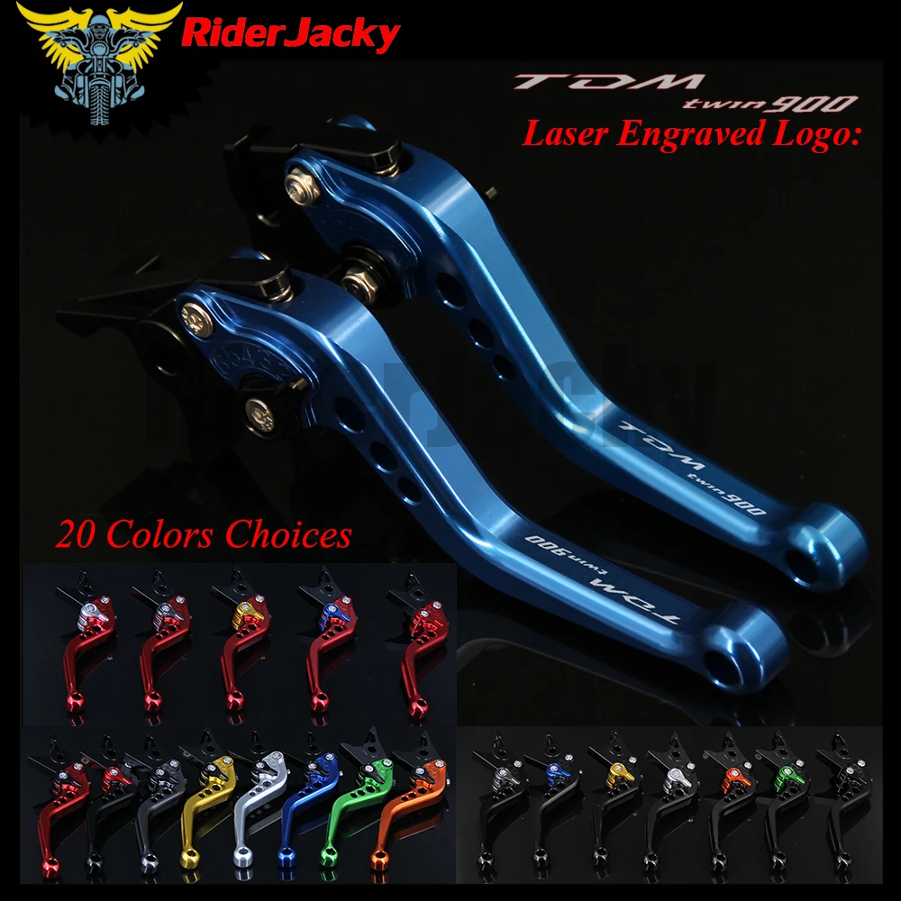 

RiderJacky CNC Adjustable 14.7cm Short Brake Clutch Levers For Yamaha TDM 900 TDM900 2002-2004 2003 02 03 04