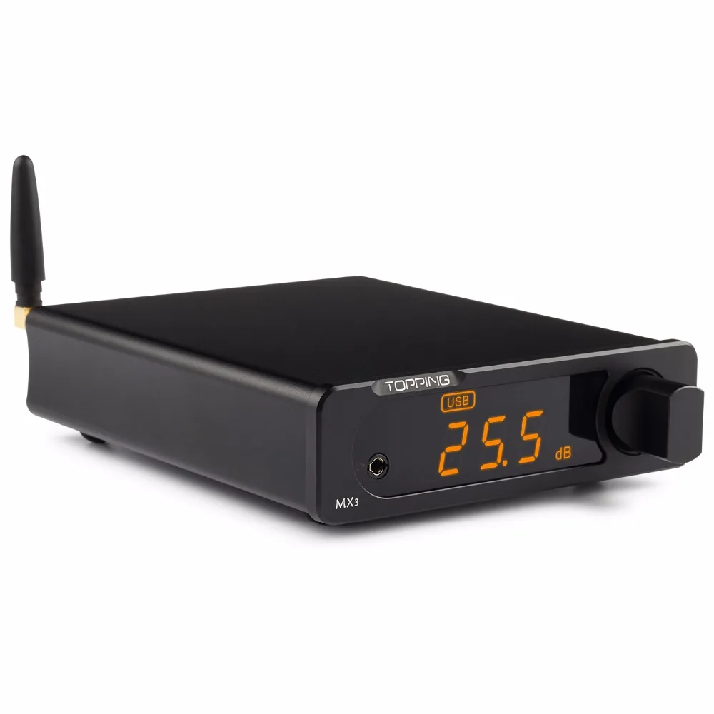 TOPPING MX3 TDA7498E PCM5102A Многофункциональный Bluetooth цифровой Hifi аудио усилитель 40 Вт * 2 USB