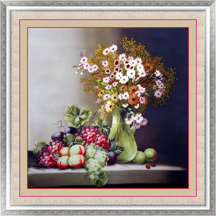 Новое поступление Сделай Сам необработанные 3D ленты вышивка картины наборы