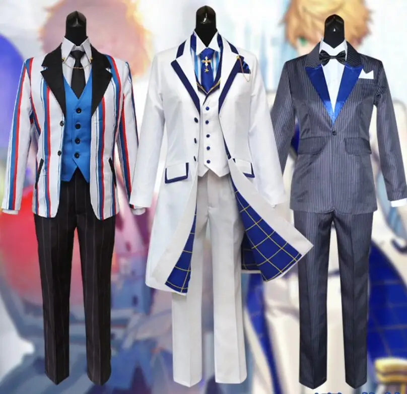 Fate Grand Order FGO Saber King Arthur карнавальный костюм полный комплект школьная форма