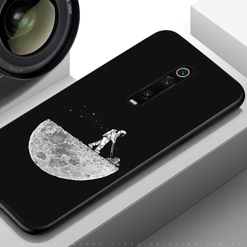 TPUBLK503 Чехол YOUVEI для Coque Red mi K20 Pro, черный мягкий Уретановый Термопластик(tpu), задняя крышка для Xiaomi mi 9 T, чехол для Xiaomi mi 9T Pro, чехол для телефона - Цвет: TPUBLK503