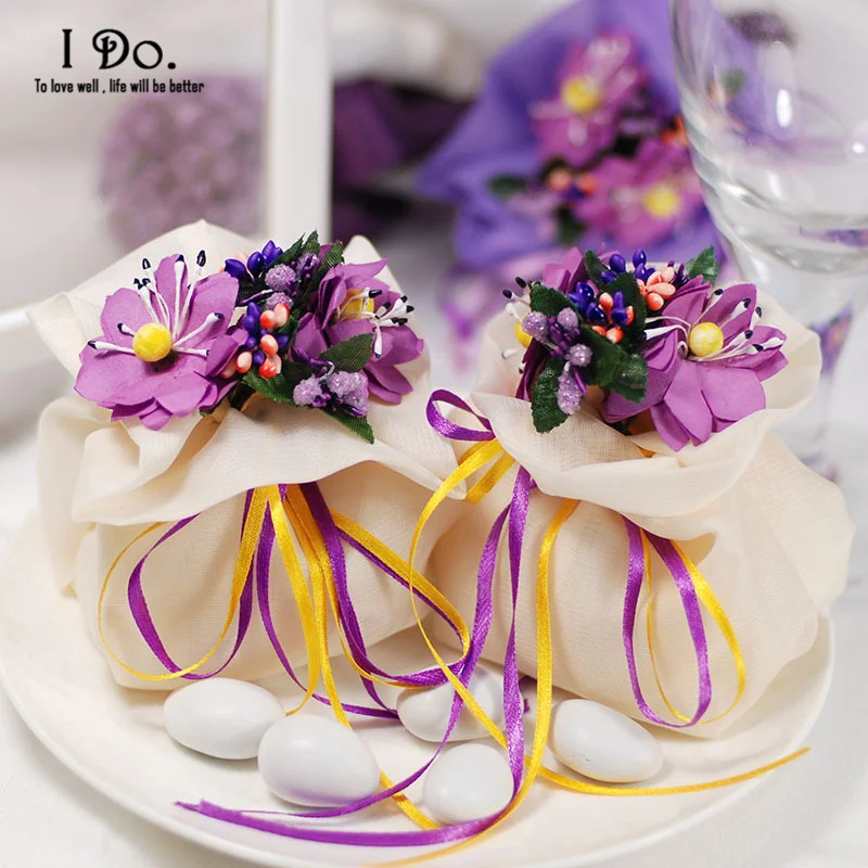 Бесплатная доставка 10 шт. Свадебная сумка коробка конфет на свадьбу Lembrancinhas Casamento