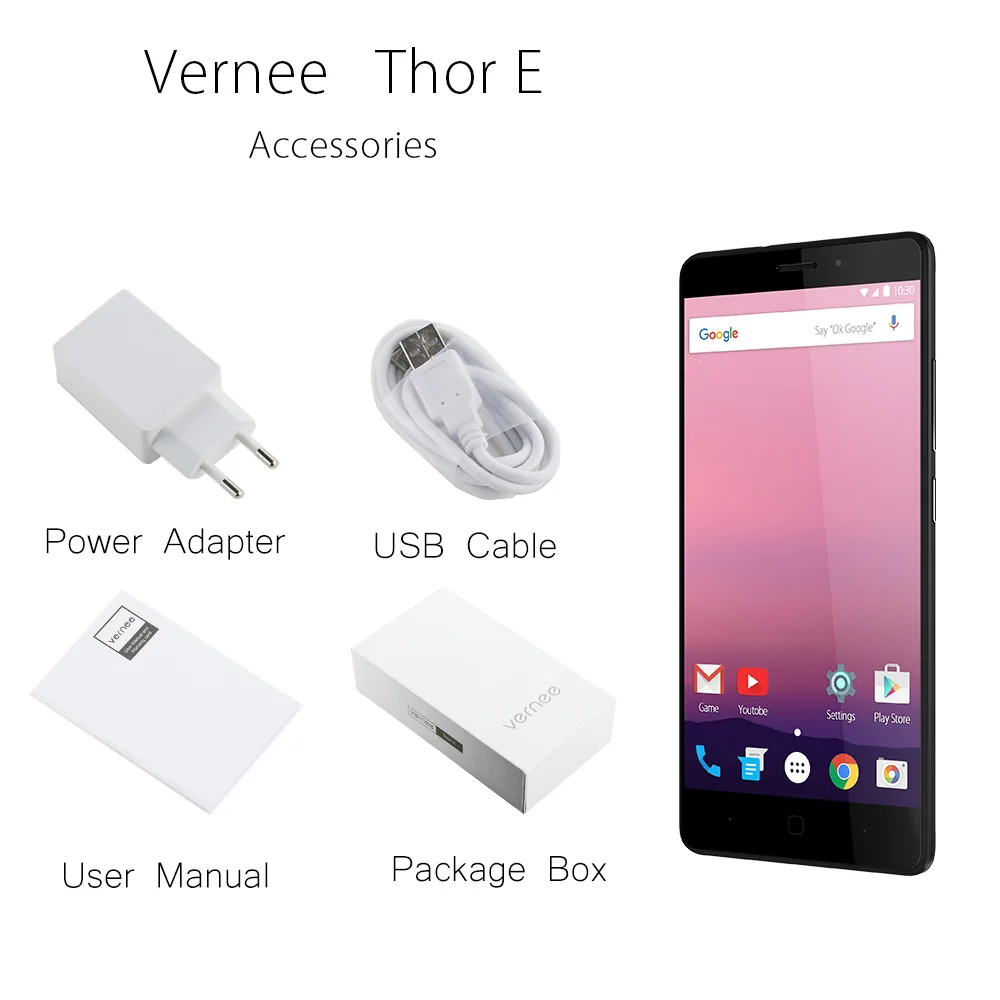 Vernee Thor e 5020 мАч 3 ГБ Оперативная память 16 5 0 &quotна ячейки Дисплей мобильного