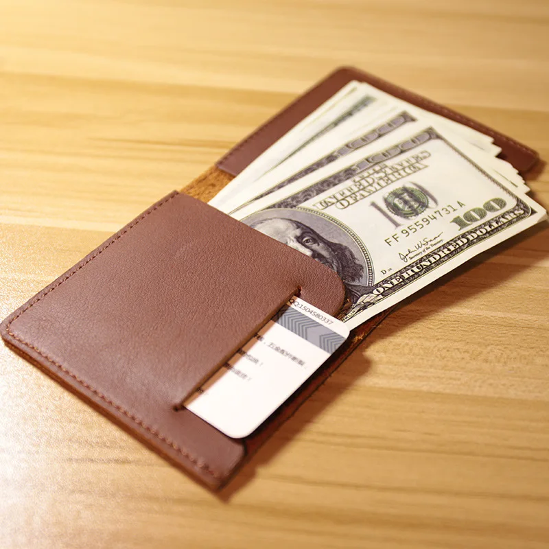 Мужские кожаные кошельки SIKU маленькие для карт модный тонкий бумажник|slim wallet|fashion