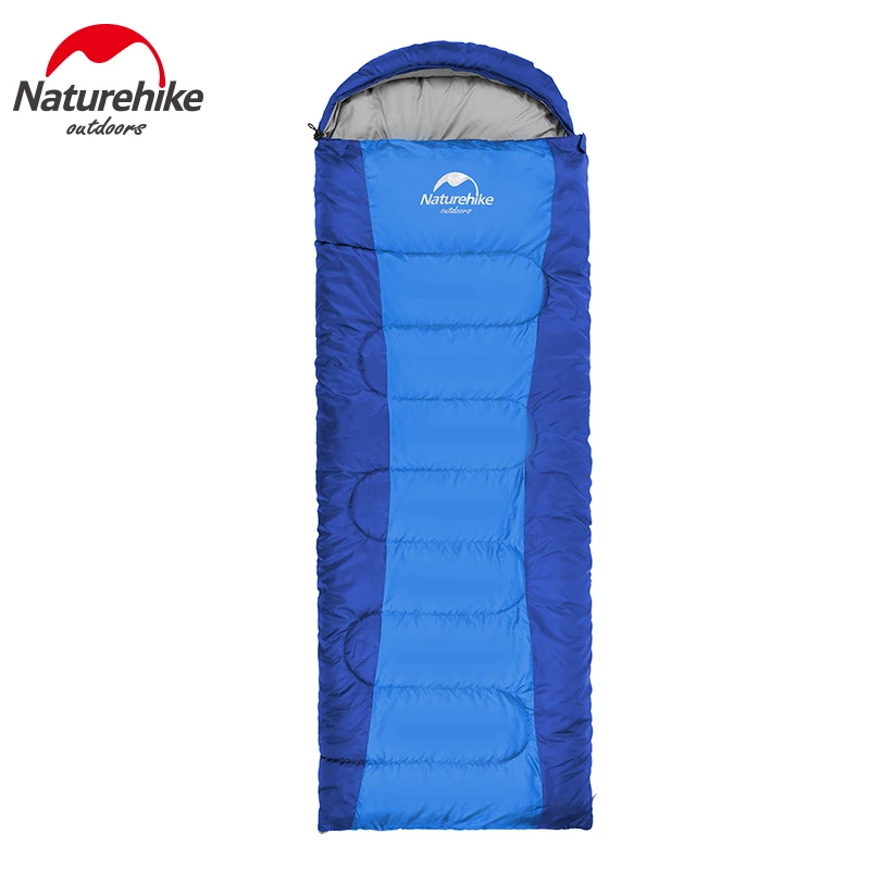 Naturehike пуховый хлопковый спальный мешок для отдыха на природе, зимний теплый спальный мешок для пикника, спальный мешок для путешествий, сумка для отдыха, NH15S009-D - Цвет: Blue U250