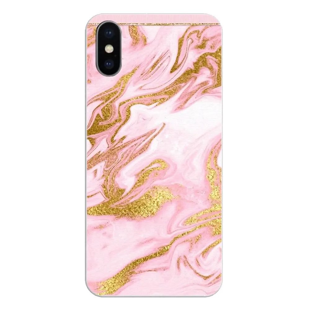 Для Samsung Galaxy Note 8 9 S9 S10 A8 A9 Star Lite Plus A6S A9S прозрачный чехол из ТПУ розового золота