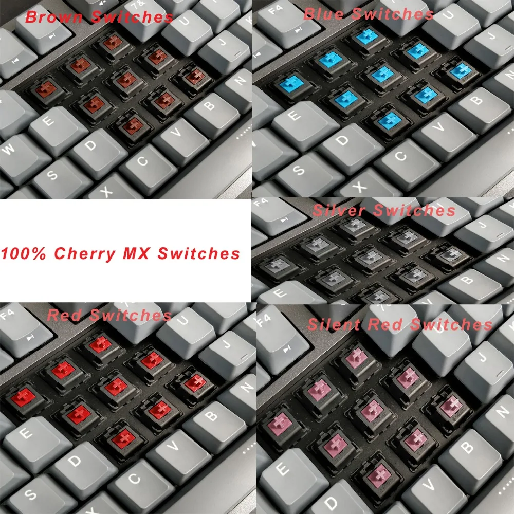 Механическая клавиатура DURGOD Cherry MX Switch N-key rolllover 87 клавиш(PBT) интерфейс type C для геймера/машиниста/офиса(qwerty-раскладка
