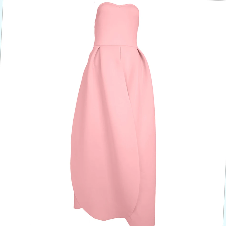 Amily.C 2020 чистый подводный холодный плечевой ремень Petaline mangas vestido de cintura alta elegante