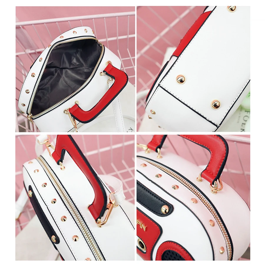 Забавная индивидуальность Ретро Радио дизайн женская сумка на плечо