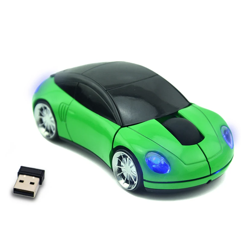 Классная Беспроводная Автомобильная мышь USB оптический приемник 1600DPI игровая 3D