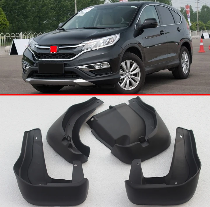 Комплект литых брызговиков для Honda CR-V CRV 2012-2016 брызговики передние и задние щитки