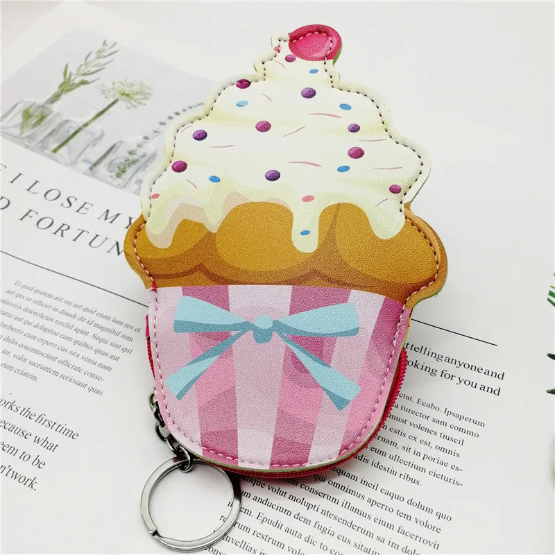 style 8 Want Go Kawaii 3D Хлеб дизайн детский кошелек милый кошелек для монет, Сумочка кожаный маленький кошелек для девочек мини клатч ключ сумка для хранения - Цвет: style 8