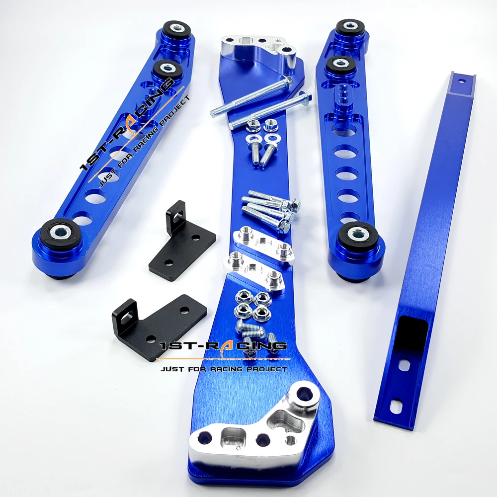 Subrame Bar + Нижняя Тяга задний нижний рычаг управления для Honda Civic EK 96 00 голубой новый 1