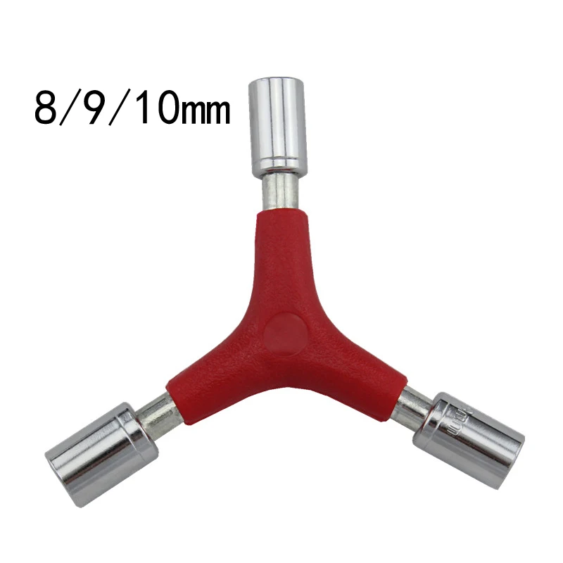 

RED LAND Bicycle 3-way Y-handle trigeminal repair tool for hexagonal sleeve 8mm 9mm 10mm