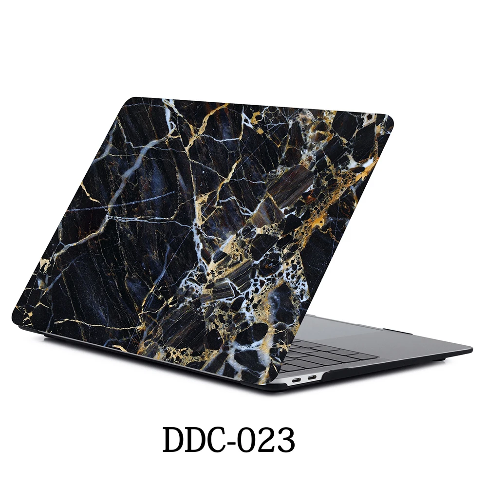 Чехол для ноутбука с 3D мраморным принтом для Apple MacBook Air Pro retina 11 12 13,3 15,4 дюймов с сенсорной панелью+ чехол для клавиатуры - Цвет: 023