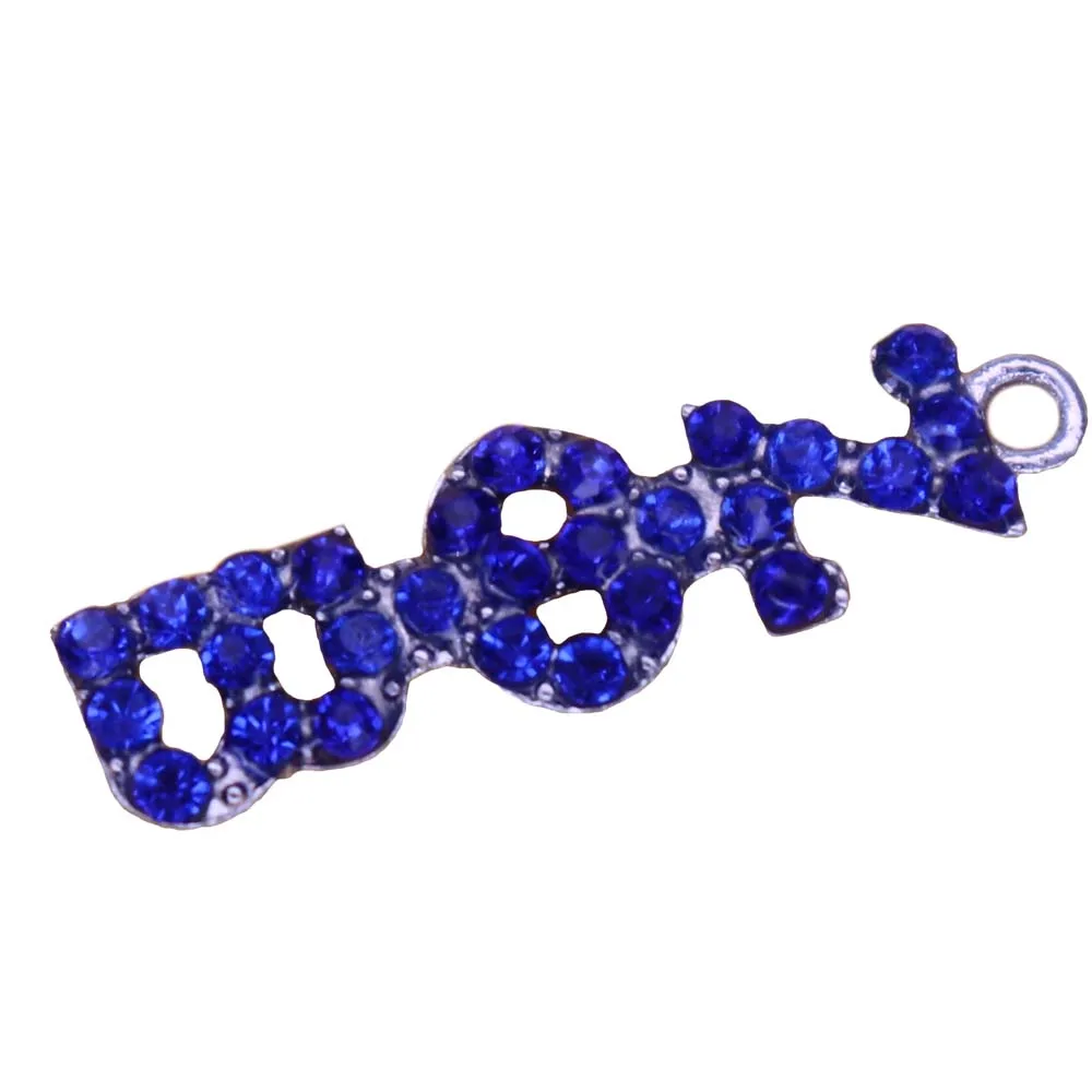 Металлическая инкрустированная греческая буква Sorority Zeta Phi Beta Charm ZPB этикетка