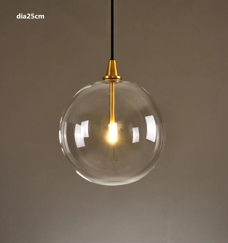 1 светильник, прозрачный стеклянный глобус, Led G4 Lustre Luminaires, подвесной светильник s, простой, скандинавский, золотой, металлический, подвесной светильник, для столовой, подвесной светильник