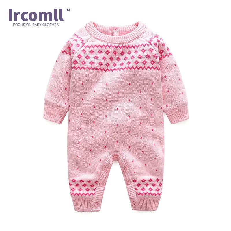 Ircomll новейшие детские зимние осенние Комбинезоны Новорожденный новогодний боди