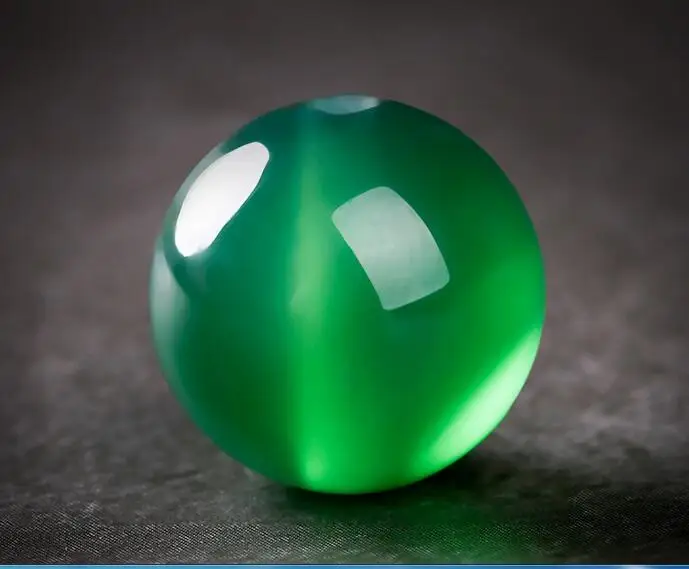 

High quality Fine jewelry green agate Chalcedony fine jewelry Natural stone necklace Jade Boutique Pendant necklace beads