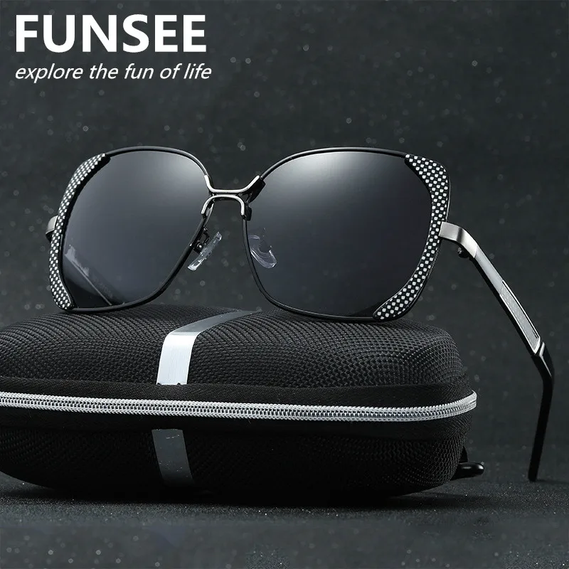 FUNSEE Женские Поляризованных Солнцезащитных Очков Классический Wrap вождения очки