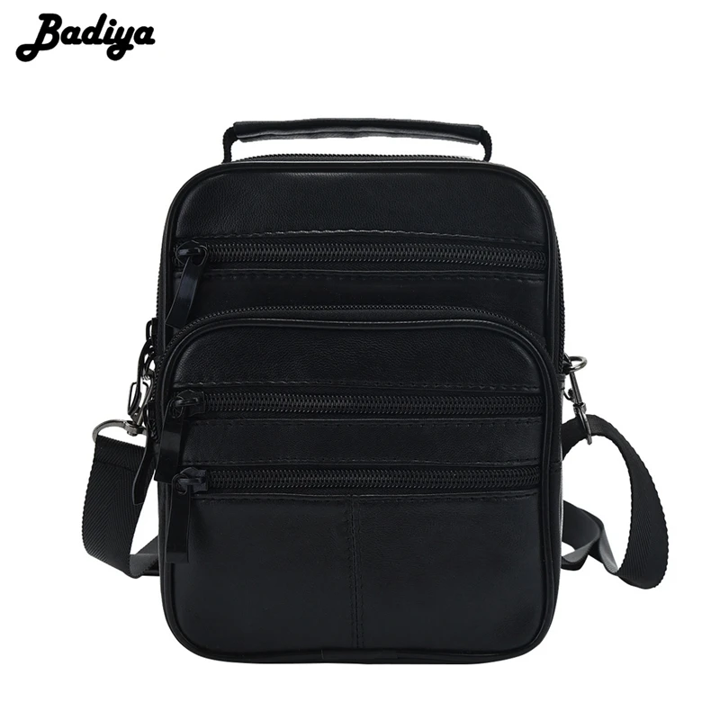 Сумка кросс боди мужская из натуральной кожи модный саквояж на плечо мессенджер