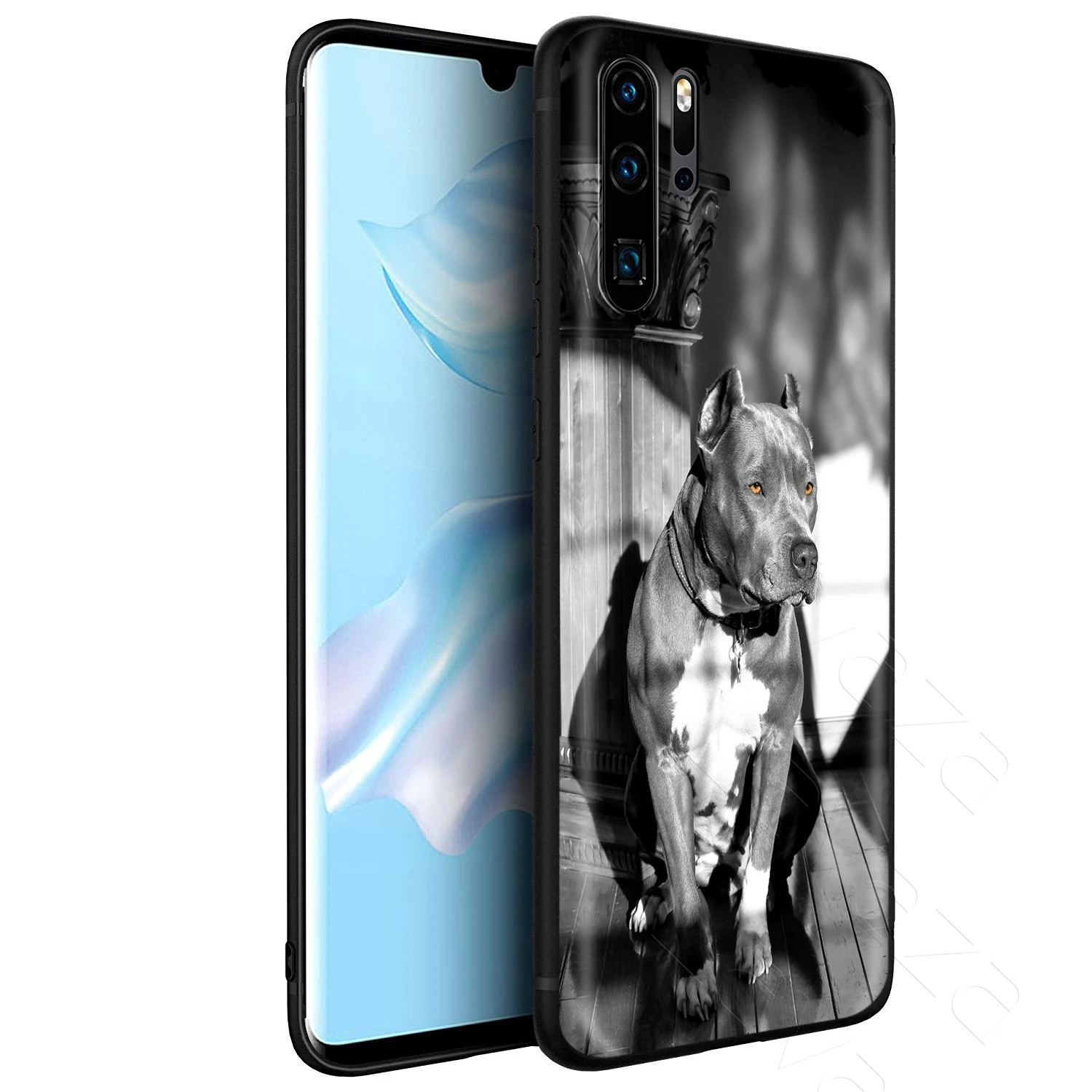 Lavaza Pit Bull Lovely Pet Dog Pitbull Case for Huawei Mate Y7 Y9 P8 P9 P10 P20 P30 P40 Max Lite Pro P Smart Mini |
