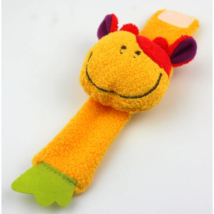 Sozzy 1 шт. мягкий детский игрушечный браслет-погремушка на лямках стиль Мягкий