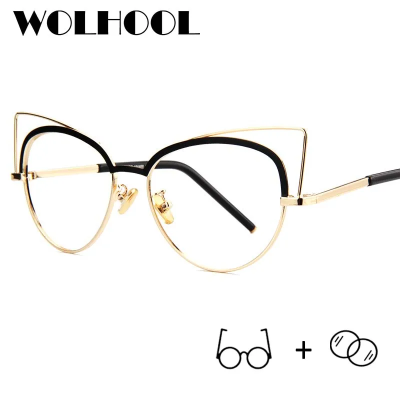Fashion Women Prescription Glasses CR-39 Lens Eyewear Cute Girls Wearing Optical Myopia Eyeglasses Oculos |