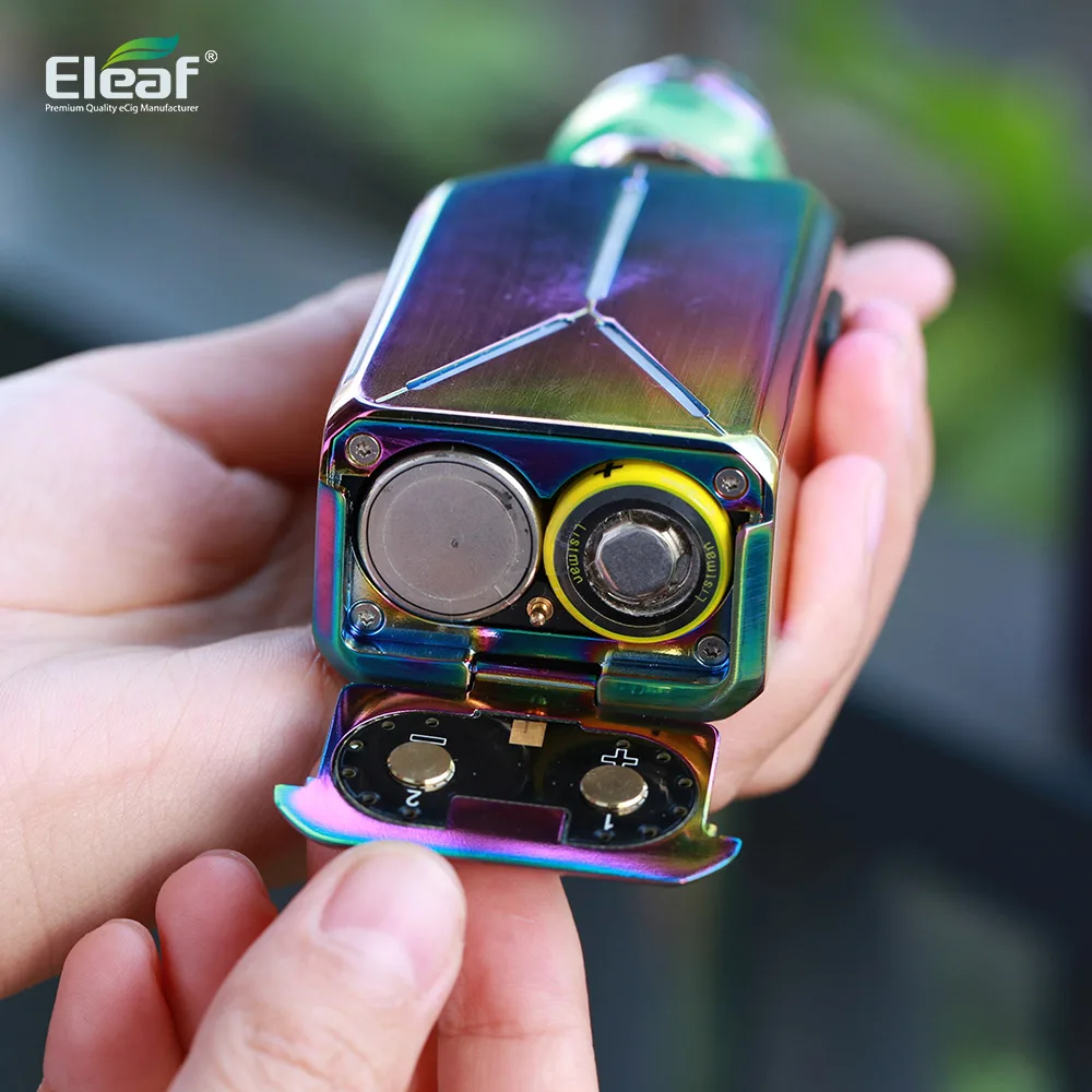 Оригинальный Eleaf Lexicon ELLO Duro Pmma 6 5 мл комплект с 235 Вт Box MOD подходит для Dual 18650 Tank HW Net и