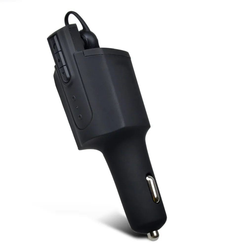 2 В 1 Комплект Гарнитура Handsfree Автомобильного прикуривателя и Bluetooth наушники с