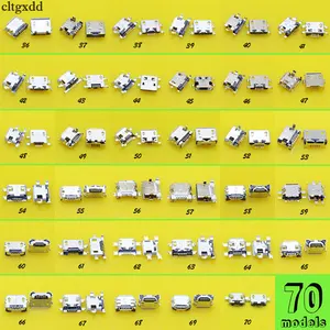 70 моделей 5-контактный разъем micro usb для зарядки разъем для samsung Lenovo ZTE Huawei Meizu Xiaomi Мобильный телефон шт.