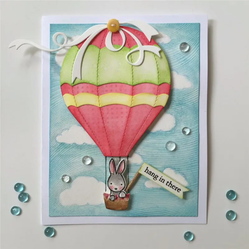 GJCrafts Hot Air Balloons Dies Metal Cutting New 2018 for DIY Scrapbooking/photo Album Decorative Embossing Card Die Cut | Дом и сад