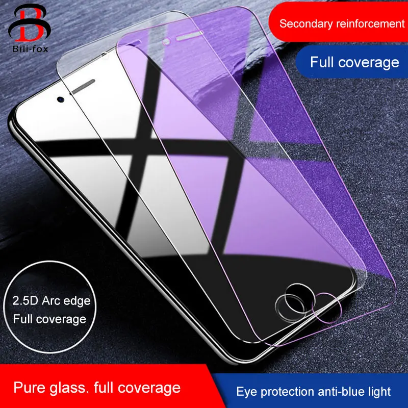 Защитное стекло закаленное для iPhone 5/6/6s/7/8 Plus/X/XS MAX/XR | Мобильные телефоны и