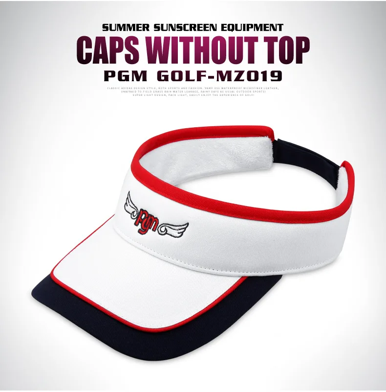 PGM Golf cap Женская безголовая вентиляционная крышка спортивная летняя
