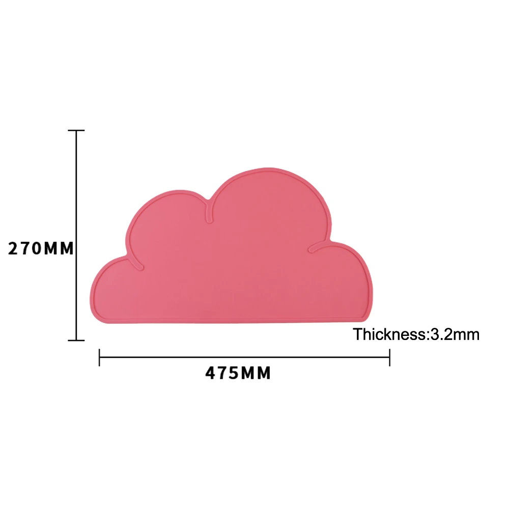 Силиконовый милый облачный коврик для кормления домашних животных собак миска