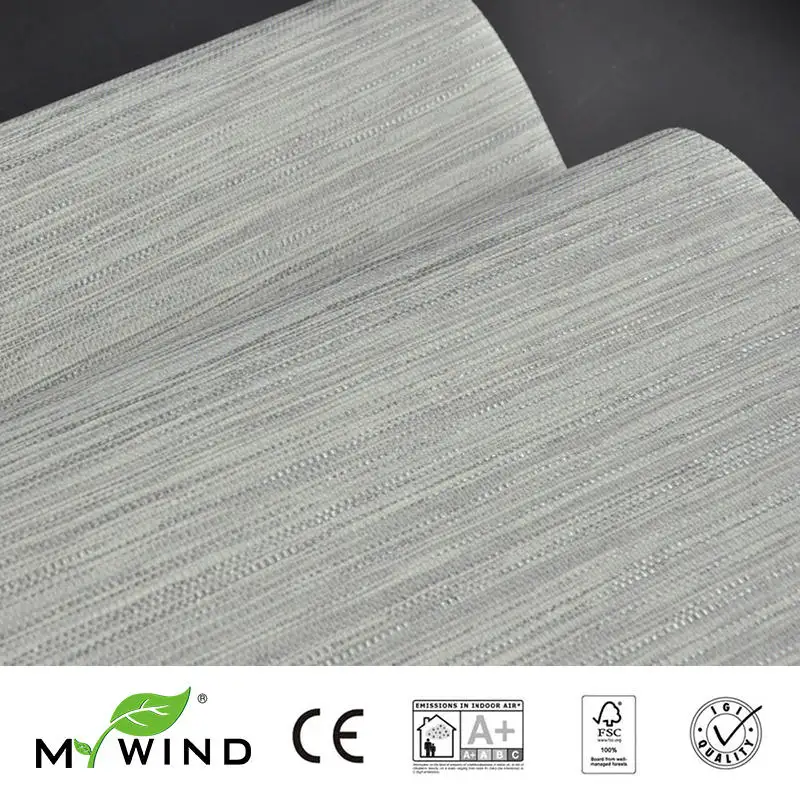 2019 MY WIND серая Grasscloth настенная бумага s 3D плетеная дизайнерская в рулоне Роскошный