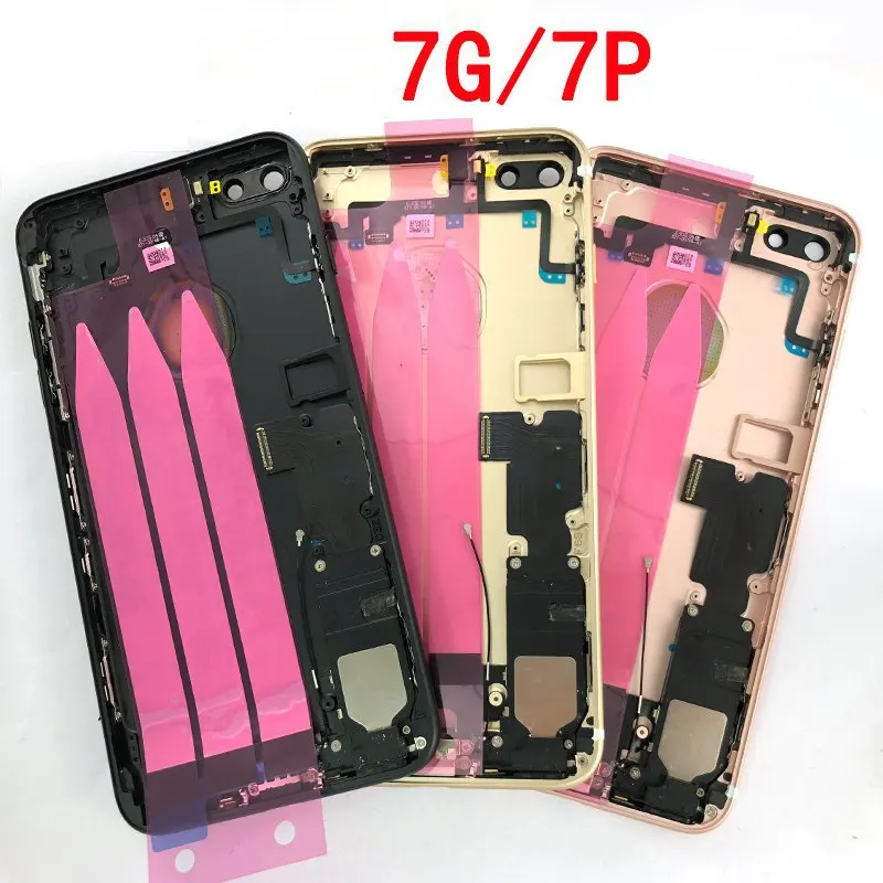 Крышка батарейного отсека для iphone 7 7g задняя крышка средняя рамка шасси полный