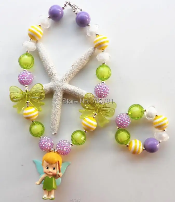 2014 Горячая продажа милое ожерелье с колокольчиками AAA бусы дети коренастый