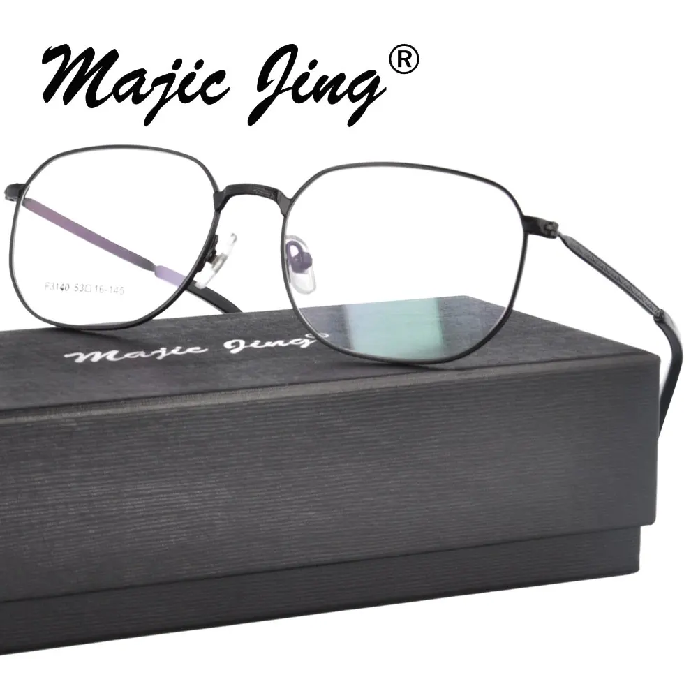 

Magic Jing Metal glasses eyewear prescription spectacles full rim myopia optical frames F3140