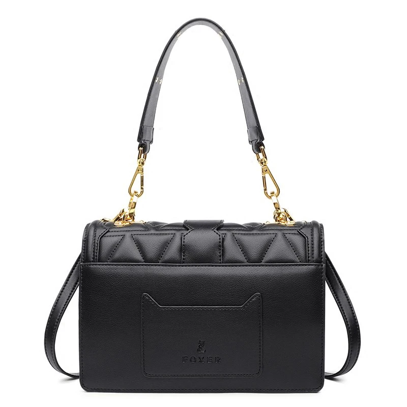 FOXER бренд Для женщин кожа Сумки леди сумка простой и моды Crossbody сумки для Женские