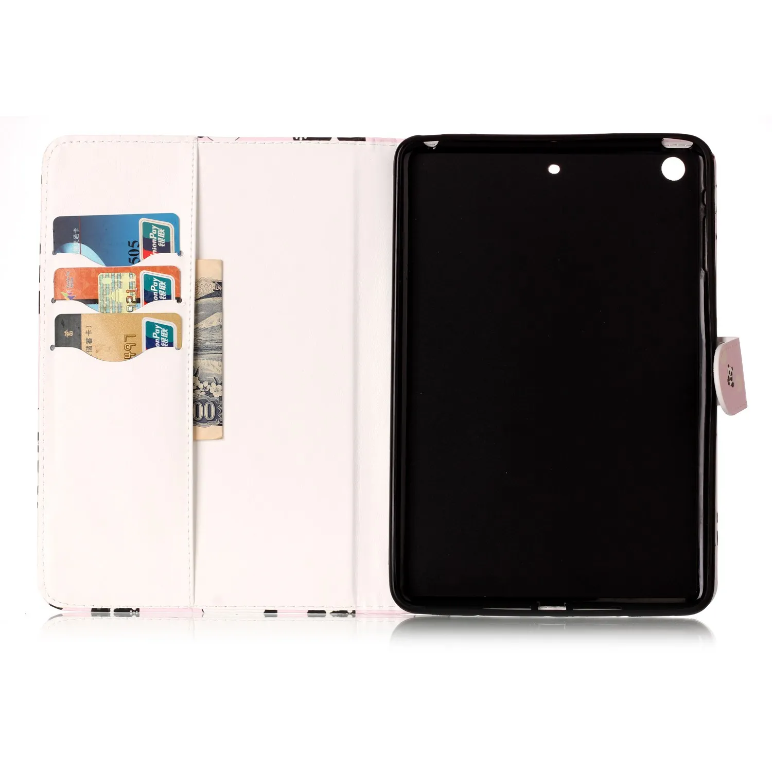 Чехол для Apple iPad Mini 1 2 3 флип-чехол из искусственной кожи с рисунком волка панды