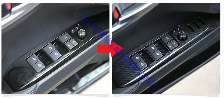 Для Toyota Camry 2018-2021 украшение для автомобиля стильное карбоновое волокно крышка