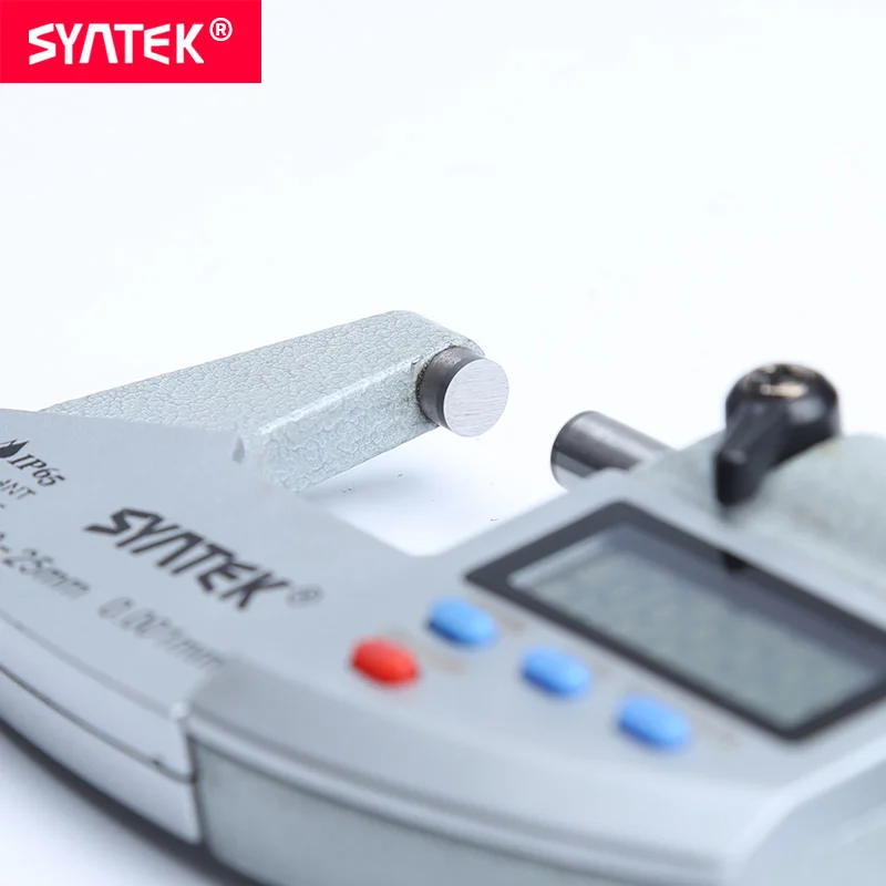 Syntek 0 001 мм IP65 Водонепроницаемый электронный цифровой внешний микрометр 25 суппорт