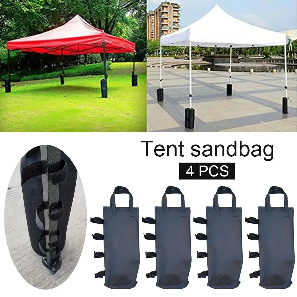 

4Pcs Waterproof Fixing Oxford Awning Tent Stand Outdoor Camping Umbrella Instant Feet Sun Shelter Weighted Sand Bag Holder