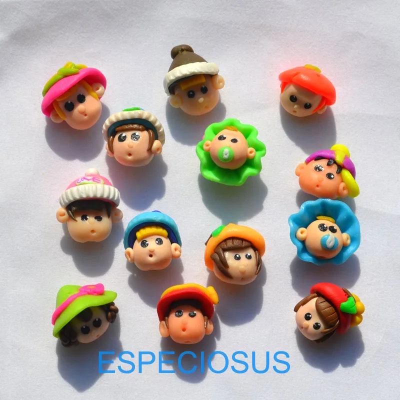 5 шт. Детские бусины из полимерной глины 20 мм baby beads beads childrenmixed color | Бусины -32845453901