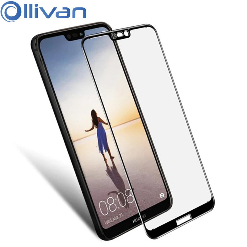 OLLIVAN 3D Стекло для huawei P20 Lite Закаленное защитную крышку Pro P8 2018 Экран защитная