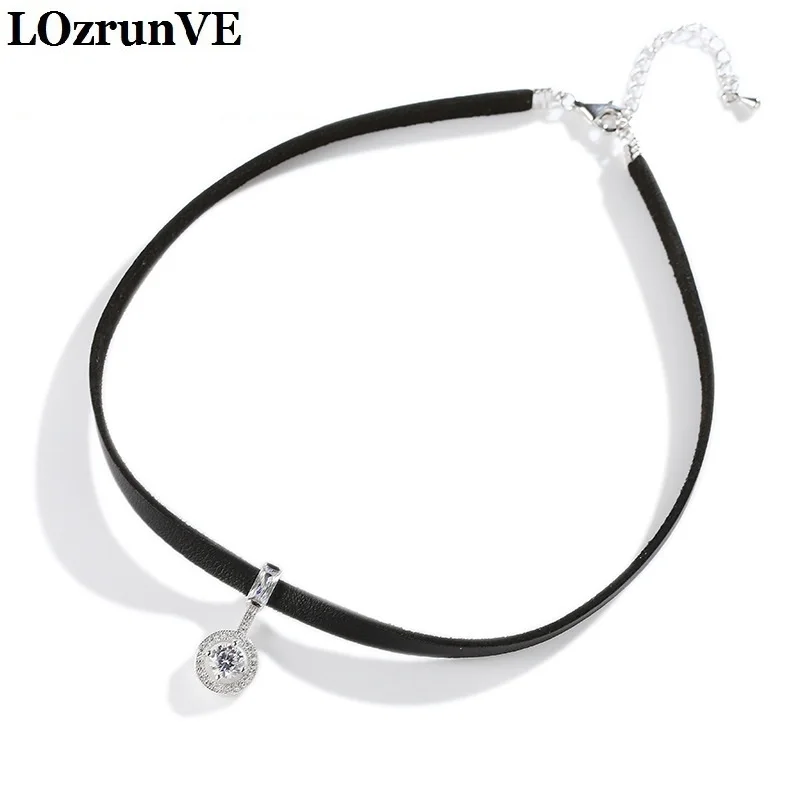 Lozrunve 2018 S925 серебряных корейской моде бутик пояса кулон Цепочки и